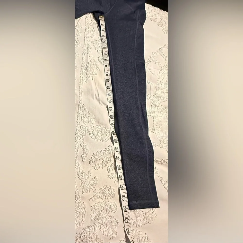 Aerie Offline Blue Marble High Waist SHORT Inseam Pockets Hugger Leggings Pants